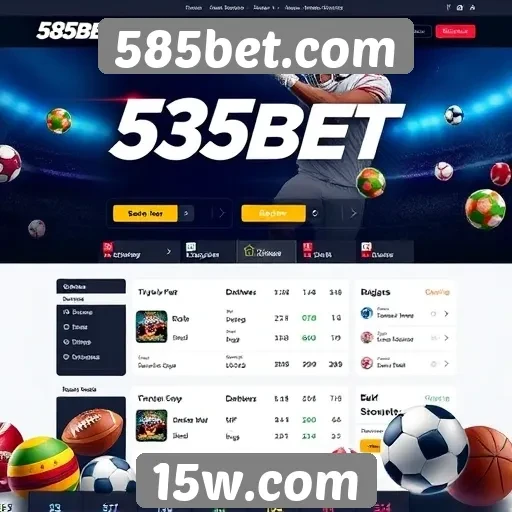 Experiência do usuário e design do 585bet.com